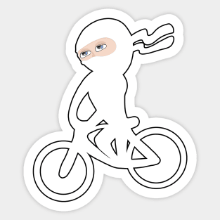 Bike Ninja Sticker